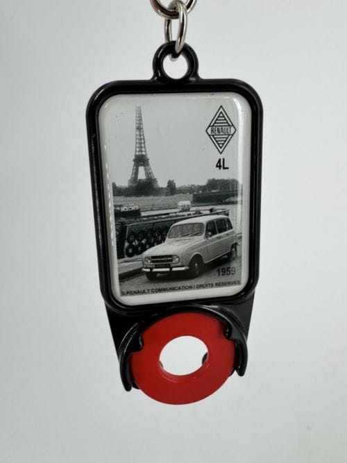 Portes-clés avec jeton Renault 4L Tour Eiffel