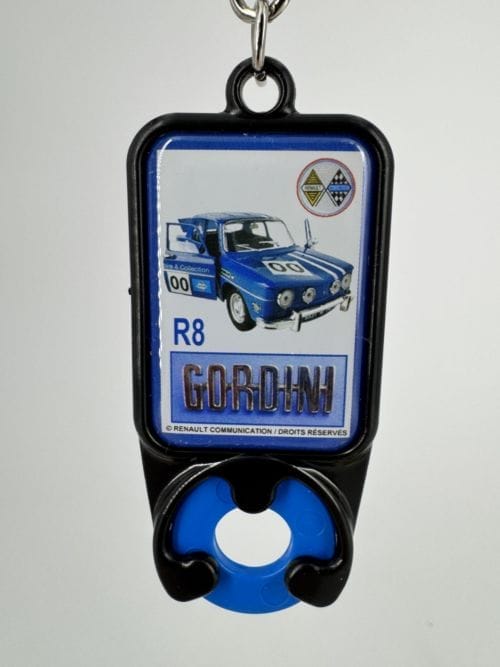Portes-clés avec jeton Renault R8 Gordini