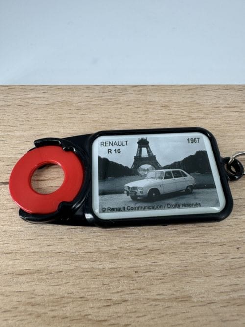Portes-clés avec jeton Renault R16 Tour Eiffel