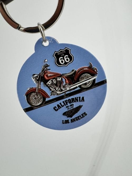 Portes-clés Route 66 moto California Los Angeles