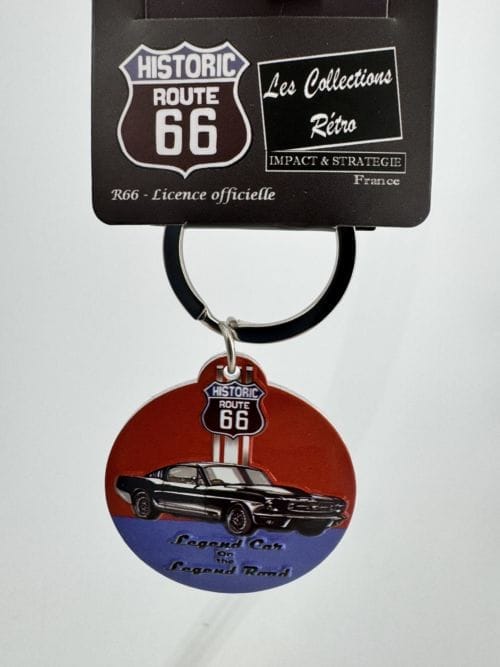 Portes-clés Route 66 Legend Car on the Legend Road - voiture