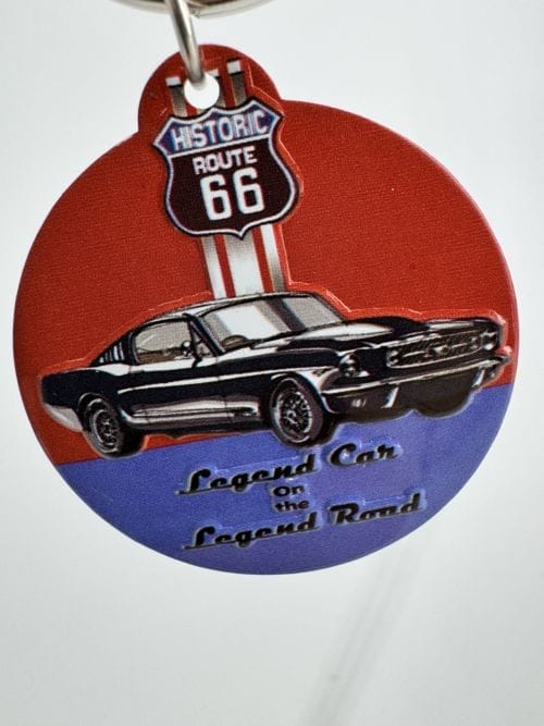 Portes-clés Route 66 Legend Car on the Legend Road - voiture