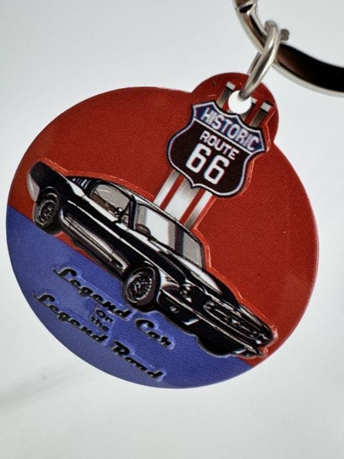 Portes-clés Route 66 Legend Car on the Legend Road - voiture