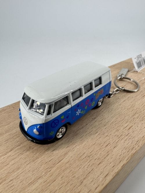 Portes-clés Volkswagen Combi Bleu - Peace and Love