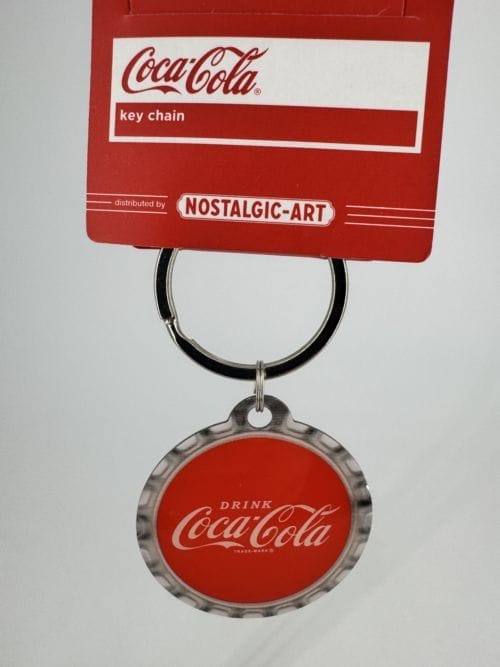 Portes-clés rond Coca Cola - Nostalgic Art