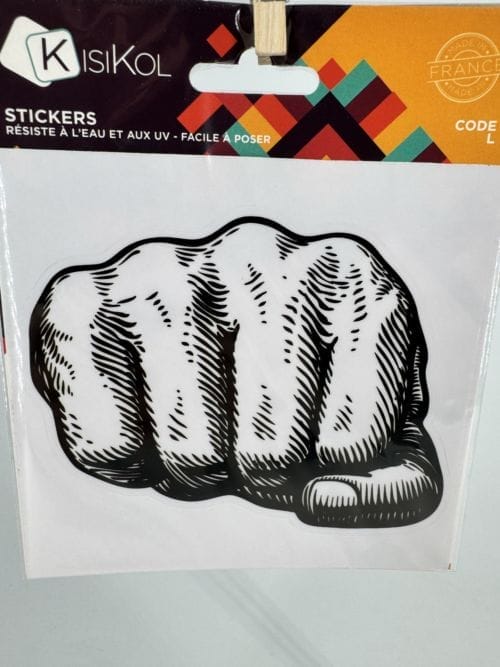 Sticker poing serré