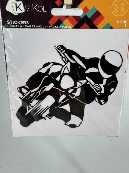 Sticker moto de course