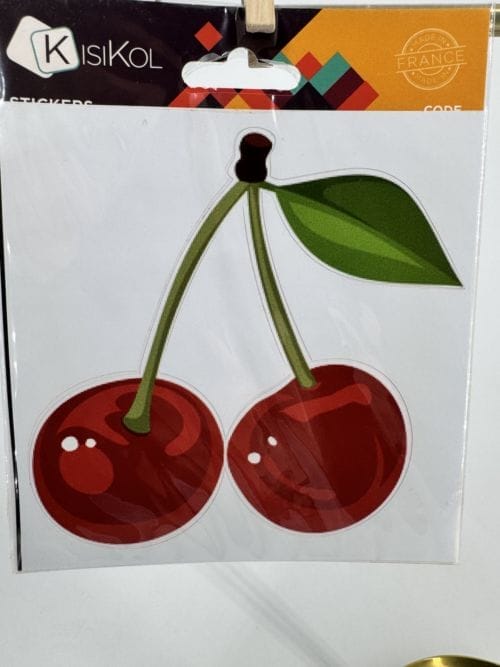 Sticker paire de cerises