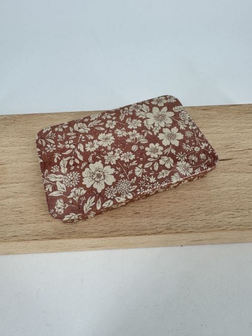 Boite en métal coulissante Ocre - Heather Fleurs