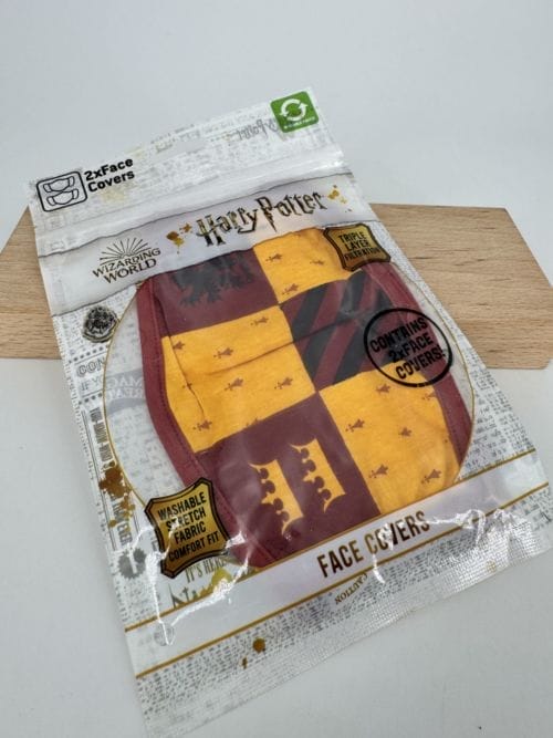 Harry Potter - Masque textile Gryffindor (Gryffondor) - Patchwork - 100% coton - Taille adulte