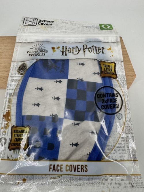 Harry Potter - Masque textile Ravenclaw (Serdaigle) - Patchwork - 100% coton - Taille adulte