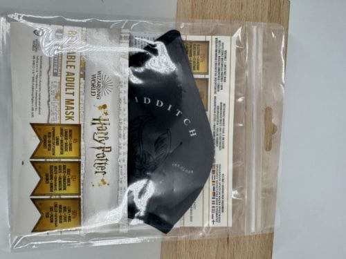 Harry Potter - Masque textile Quidditch gris - Taille adulte