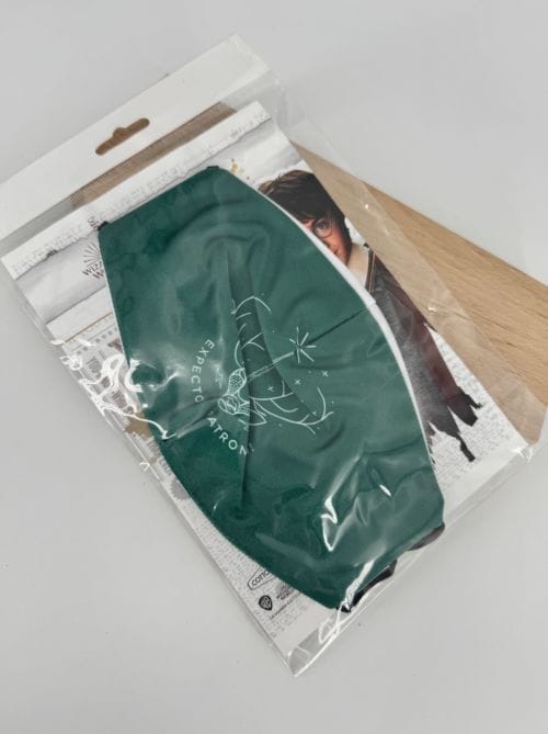 Harry Potter - Masque textile vert Expecto Patronum - 100% coton - Taille adulte