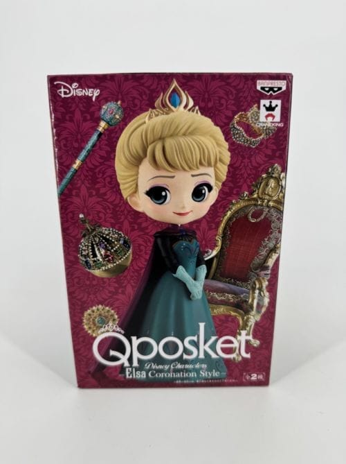 Reine des neiges Figurine Elsa Coronation Style - Qposket Disney Characters - Ban Dai - Frozen