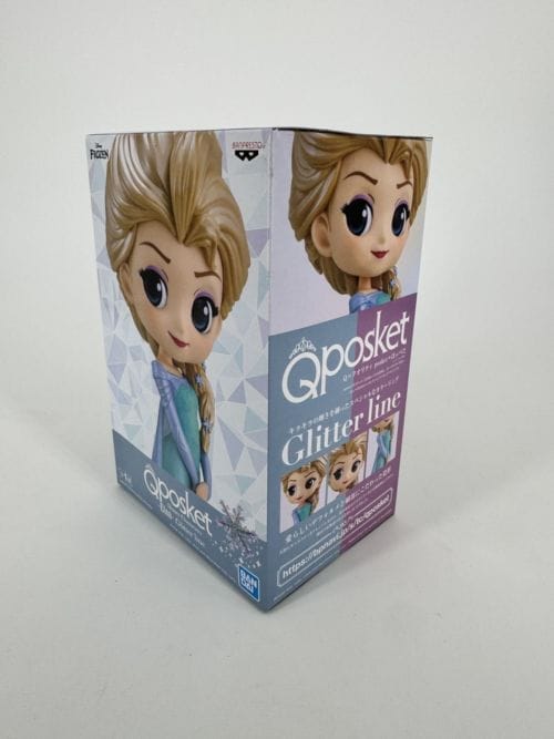 Reine des neiges Figurine Elsa Glitter Line - Qposket Disney Characters - Ban Dai - Frozen