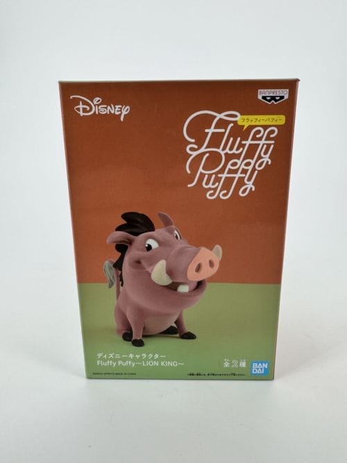 Pumbaa Figurine - Banpresto - Disney Character - Ban Dai - Fluffy Puffy - Le roi lion