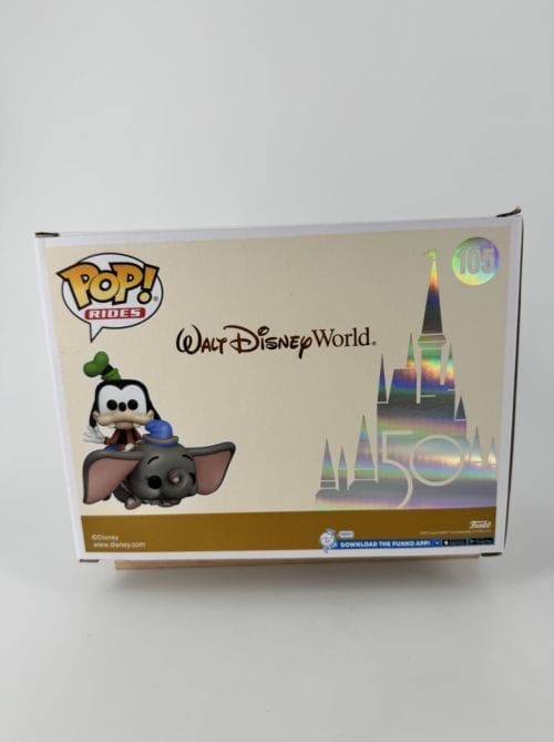 Goofy at the Dumbo Flying Elephant Attraction - Figurine Funko Pop Rides 105 - Walt Dinsey World 50 - Figurine en vinyl