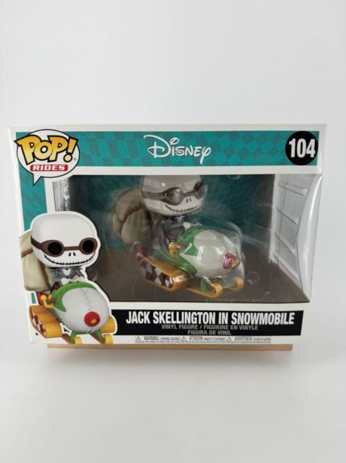Jack Skellington in Snowmobile - Figurine Funko Pop Rides 104 - Figurine en vinyl - Disney - L'étrange Noël de Mister Jack