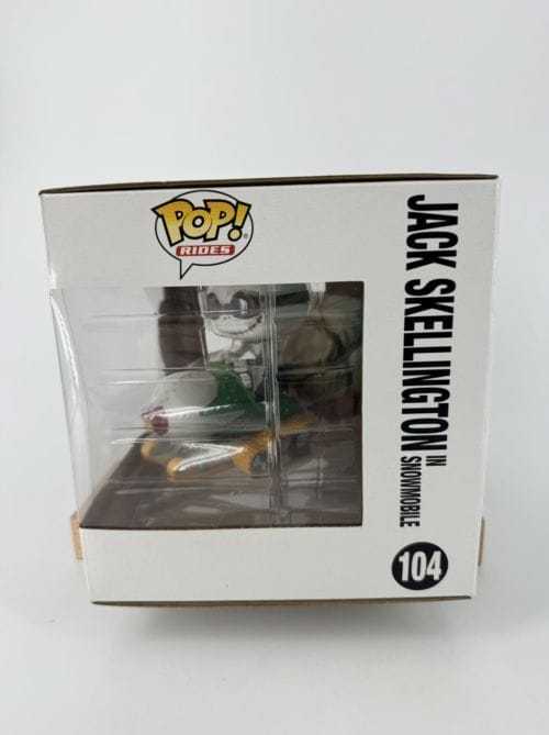 Jack Skellington in Snowmobile - Figurine Funko Pop Rides 104 - Figurine en vinyl - Disney - L'étrange Noël de Mister Jack