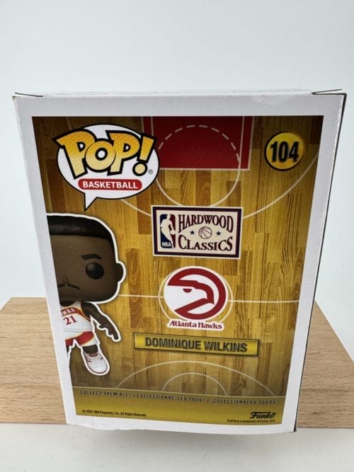 Dominique Wilkins - Figurine Funko Pop Basketball 104 - Atlanta Hawks - NBA