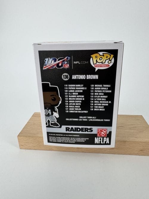 Antonio Brown - Figurine Funko Pop Football 136 - 100 NFL - Raiders