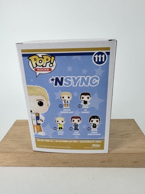 Justin Timberlake - Figurine Funko Pop Rocks NSYNC 111