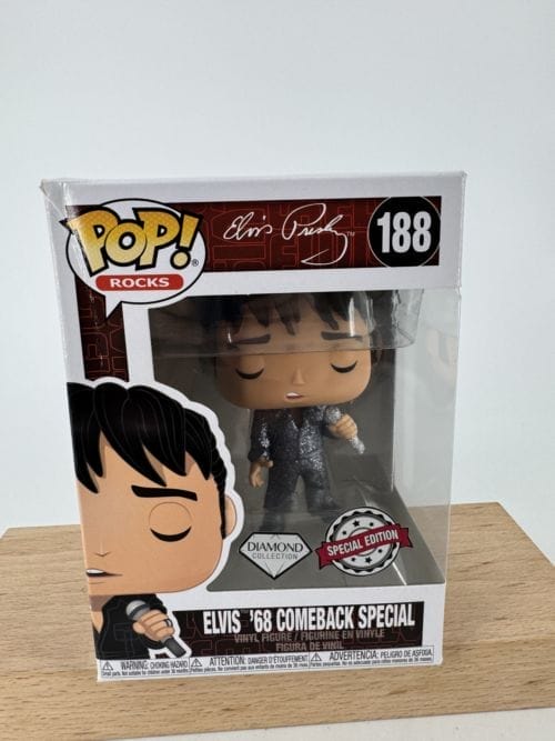 Elvis Presley - Figurine Funko Pop Rocks Special Edition 188 - Elvis '68 Comeback Special
