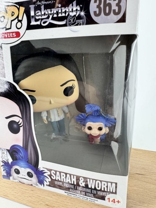 Sarah et Worm - Figurine Funko Pop The Labyrinth 30 years 363 - Jim Henson