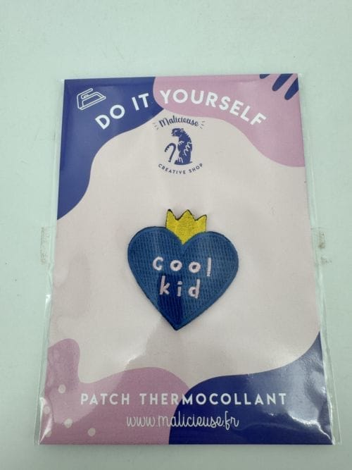 Malicieuse Creative Shop - Patch Thermocollant Cool Kid