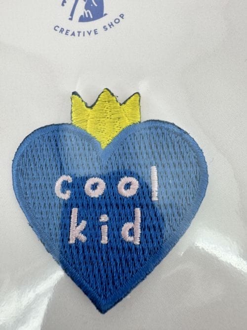 Malicieuse Creative Shop - Patch Thermocollant Cool Kid