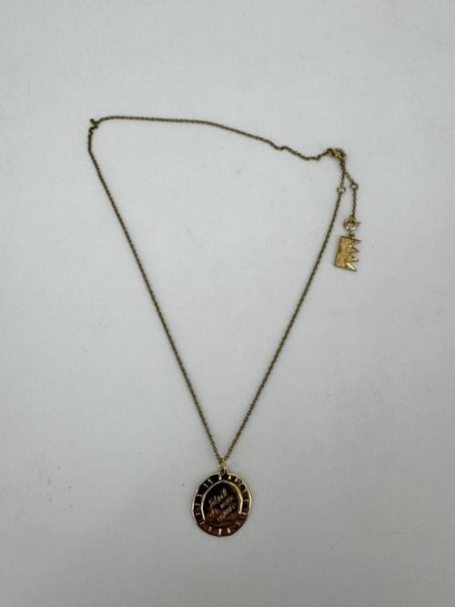 Afffaire de famille - Collier Soleil de mon coeur - Chaine 46 cm - pendentif 2 cm diamètre