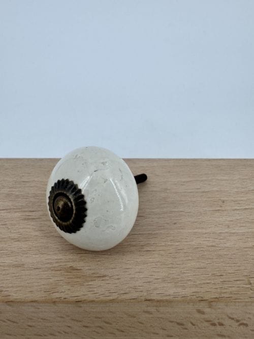 Bouton de poignée pour tiroir blanc