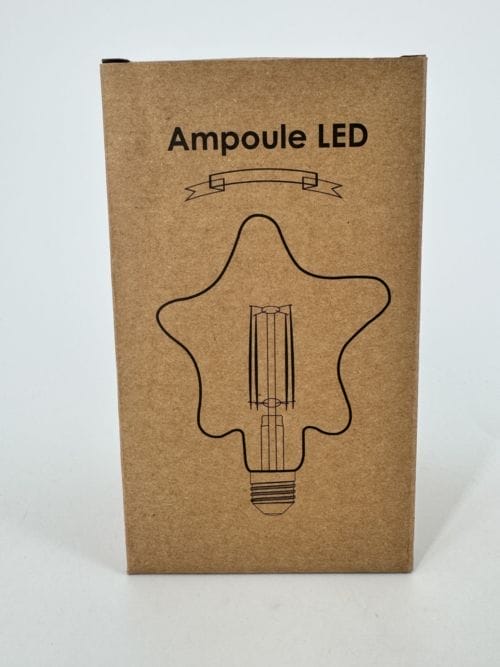 Ampoule E27 Opjet LED filament Bulb 8W 50w incandescent - 220-240V - ampoule verre teinté ambré - blanc chaud 700Lm - usage de variateur possible - Ref 012845