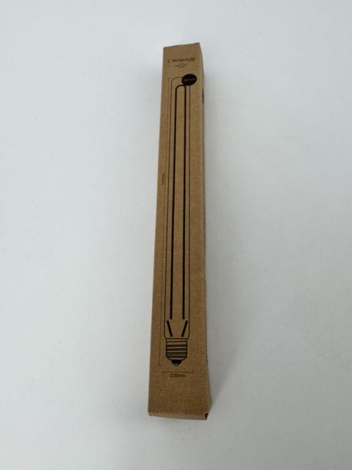 Ampoule E27 Opjet LED filament 60W - vintage Edison Bulb 220-240V - ampoule verre teinté ambré - blanc chaud - Ref 010366