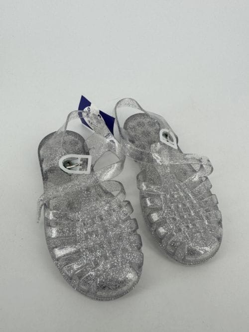 Méduse Chaussures en plastiques transparentes à paillettes - pointure 29