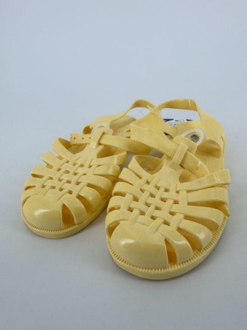Méduse Chaussures en plastiques jaunes - pointure 30