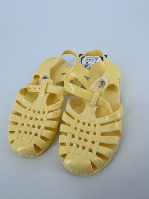 Méduse Chaussures en plastiques jaunes - pointure 30