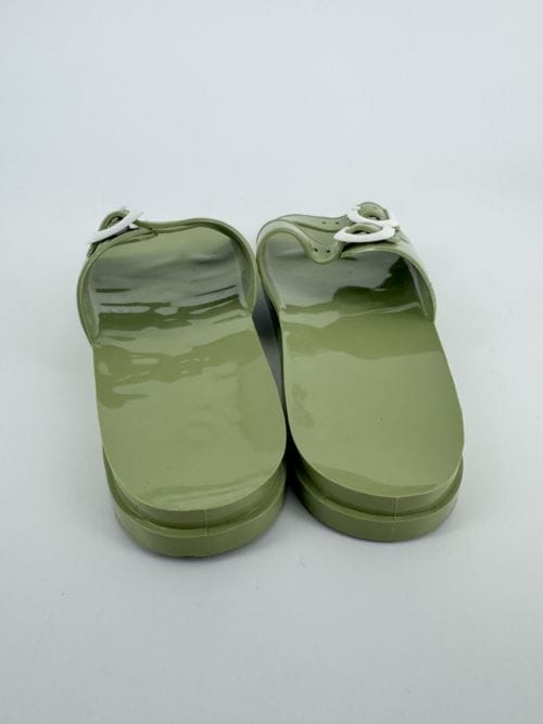 Méduse Sandales en plastiques vertes avec boucles - pointure 36