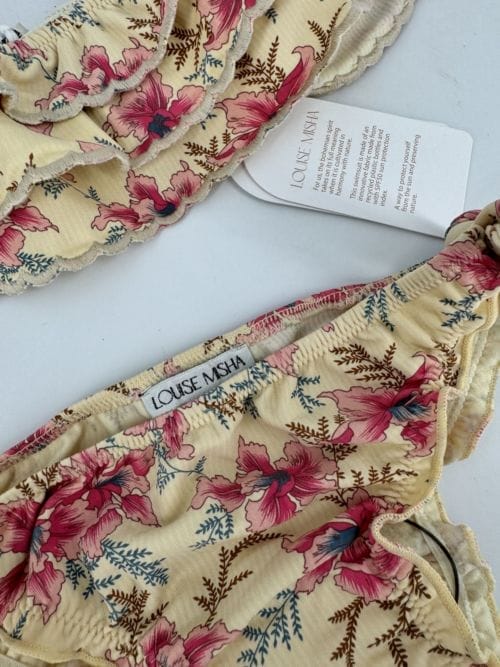 Maillot de bain deux pièces 18 mois bikini Zacata Rapsberry Flowers - Louise Misha Paris