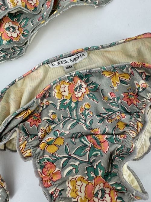 Maillot de bain deux pièces 18 mois bikini Zacata Water Flowers - Louise Misha Paris