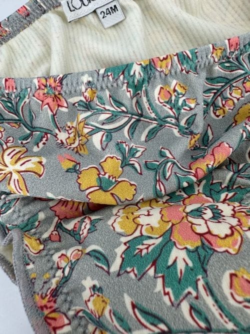 Maillot de bain deux pièces 24 mois bikini Zacata Water Flowers - Louise Misha Paris