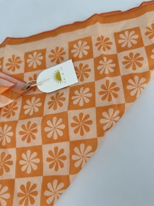 Bandana Daisy Orange - Cai & Jo