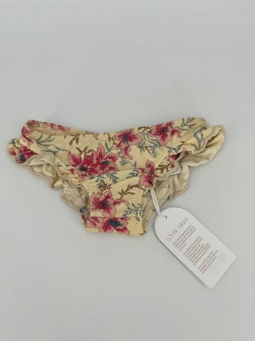 Slip de bain 3 ans Panties Zacata Rapsberry Flowers - Louise Misha Paris