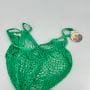 Sac filet à provisions vert en coton organique - Rex London