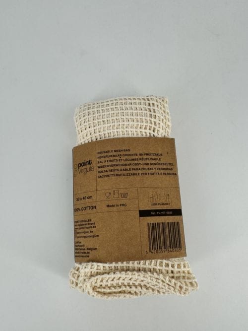 Sac en coton réutilisable taille XL - Point Virgule