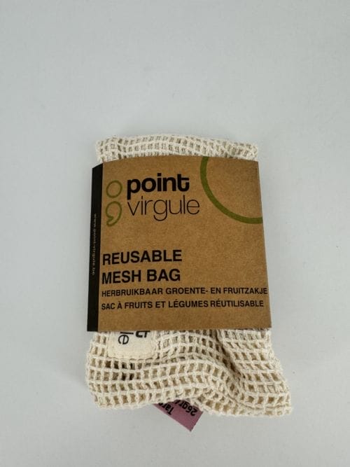 Sac en coton réutilisable taille M - Point Virgule