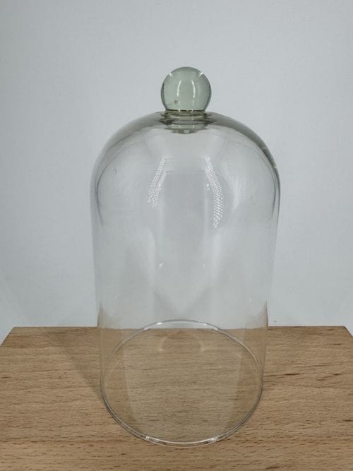 Cloche en verre pour éteindre les bougies