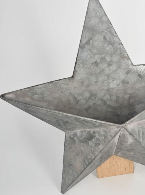 Etoile murale en zinc Chic Antique