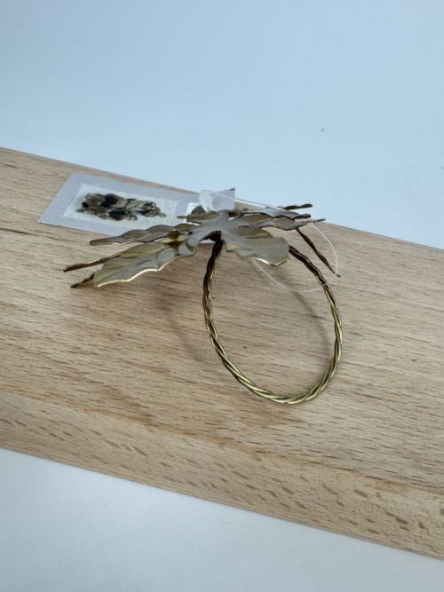 Rond de serviette doré Chic antique