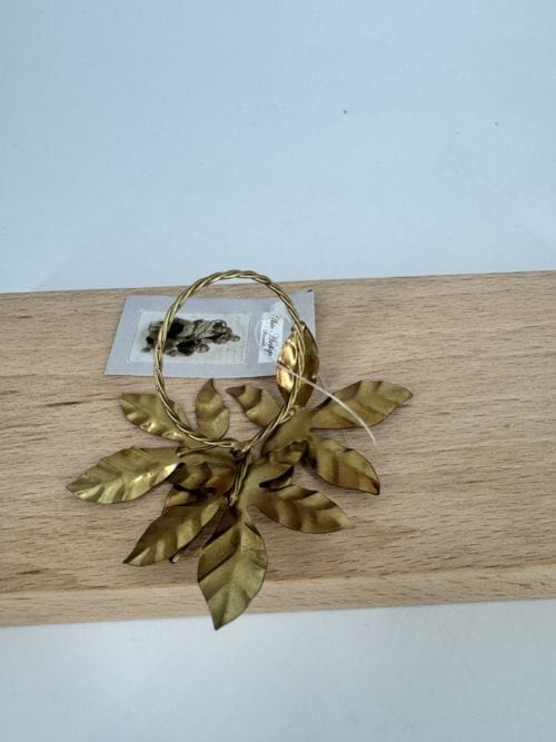 Rond de serviette doré Chic antique